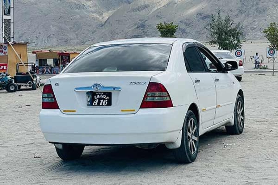 Toyota Corolla G within Skardu