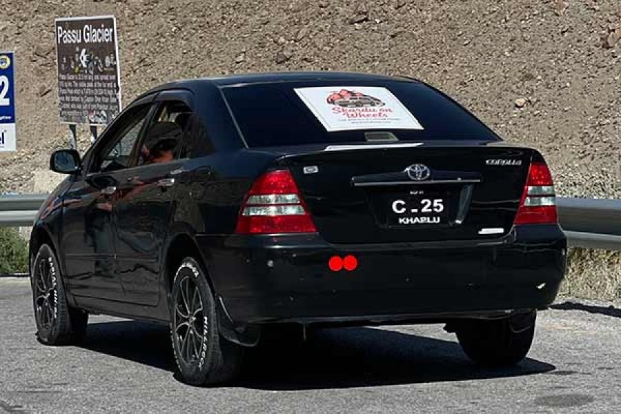 Toyota Corolla G within Skardu