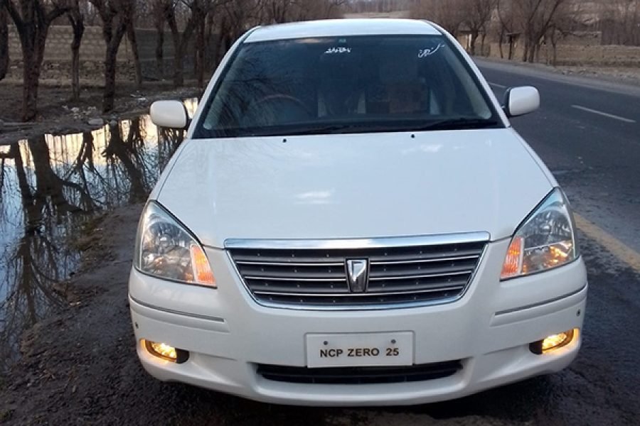 rent a toyota premio in skardu